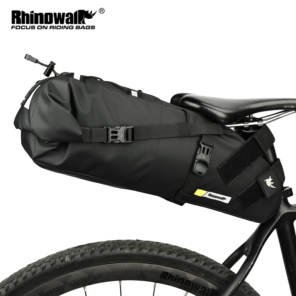 Cycling Journey - Rhinowalk กระเป๋าจักรยานกันน้ำ10L13L จักรยานถุงอานขี่จักรยานพับด้านหลังกระเป๋า MTB Trunk Bikepacking