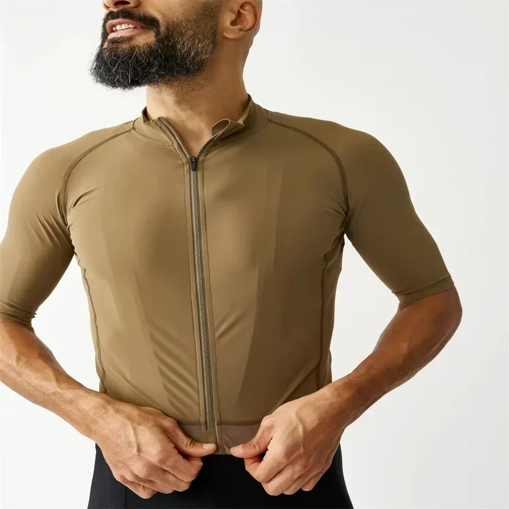 Cycling In City - เสื้อปั่นจักรยานสำหรับผู้ชายรุ่นใหม่ประจำฤดูร้อนปี 2025 ชุดปั่นจักรยานสำหรับถนนในเมือง เสื้อผ้าปั่นจักรยานแขนสั้น ชุดออกกำลังกายกลางแจ้ง ระบายอากาศได้ดี