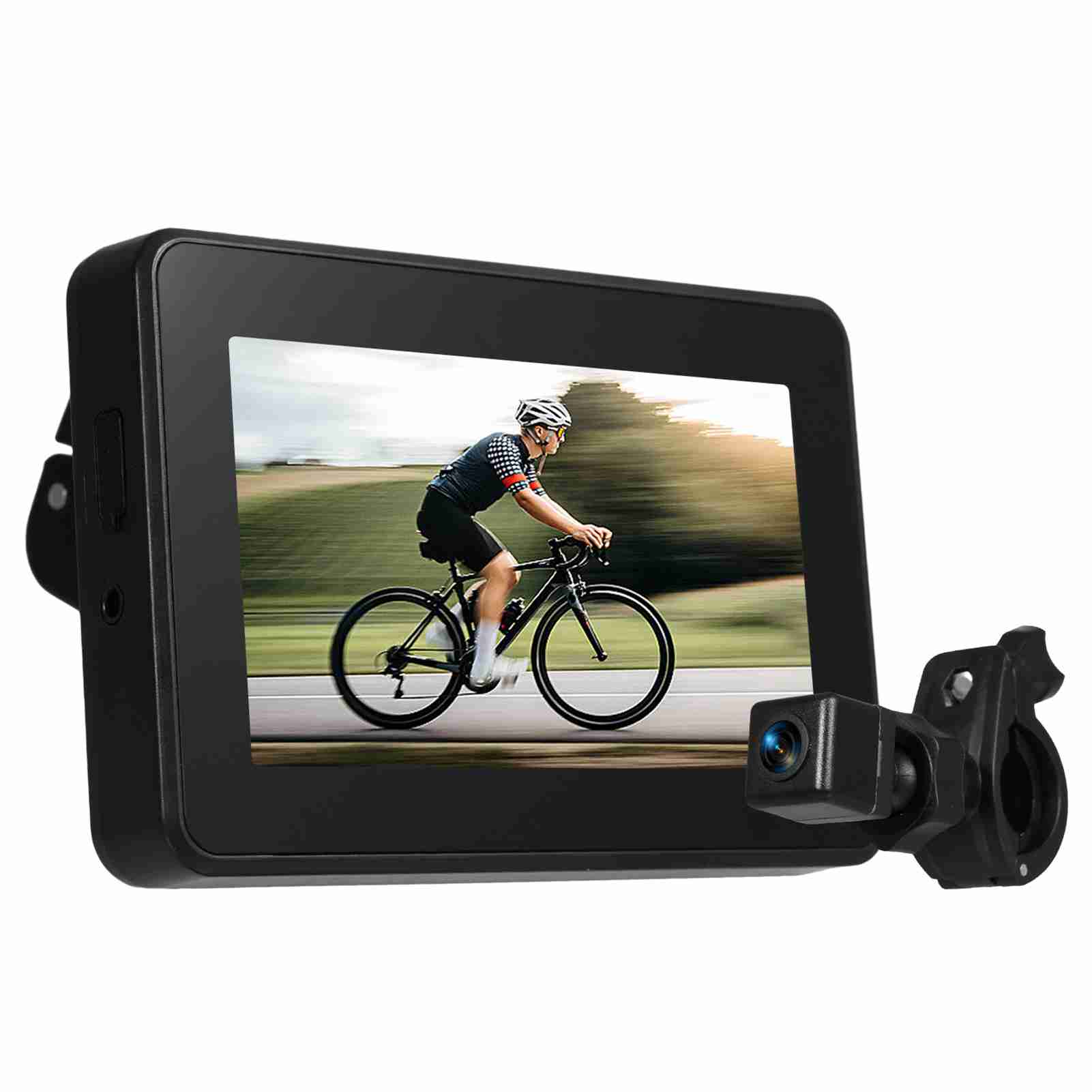 Cycling Zones - กล้องด้านหลังจักรยาน 1080P 4.3in HD จอแสดงผลแบบเรียลไทม์การตรวจสอบถนนจักรยานด้านหลังกล้องสําหรับจักรยานเสือภูเขา E