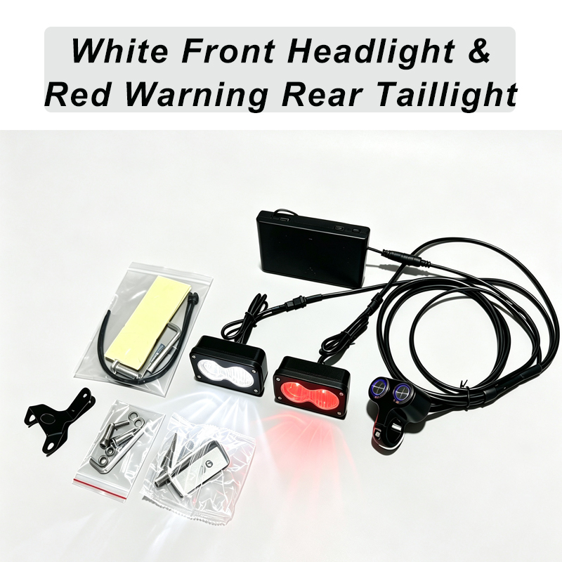 ชุดไฟหน้า LED แบบสองเลนส์ Dame - Bike Light Front Rear บทวิจารณ์และราคา