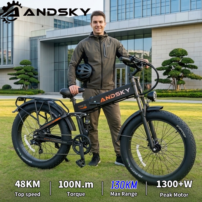 ANDSKY Forge 26 จักรยานไฟฟ้าพั - Commuting On Mountain Bike บทวิจารณ์และราคา