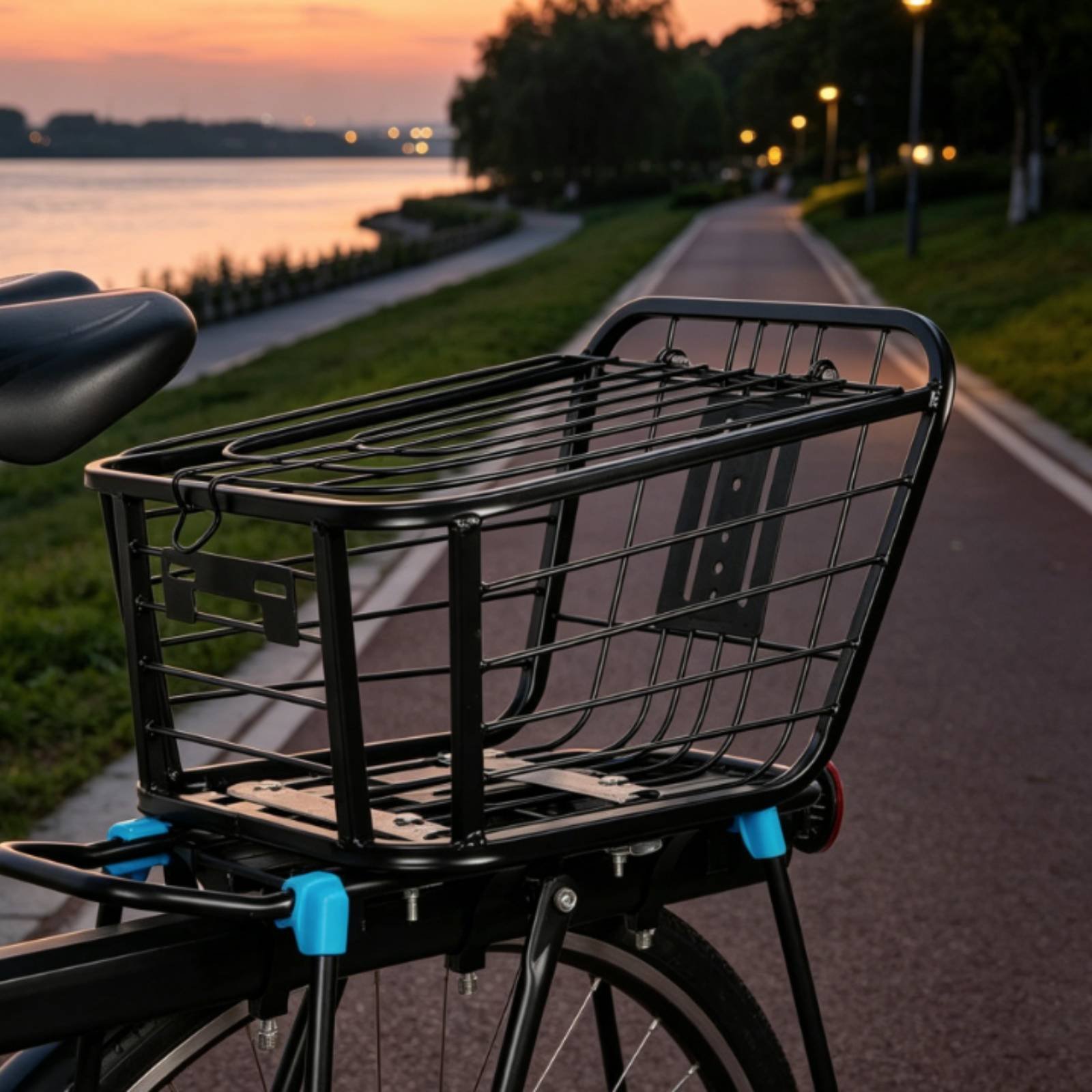ตะกร้าจักรยานแบบพับได้ ตะกร้าห - Cycling To Commute บทวิจารณ์และราคา
