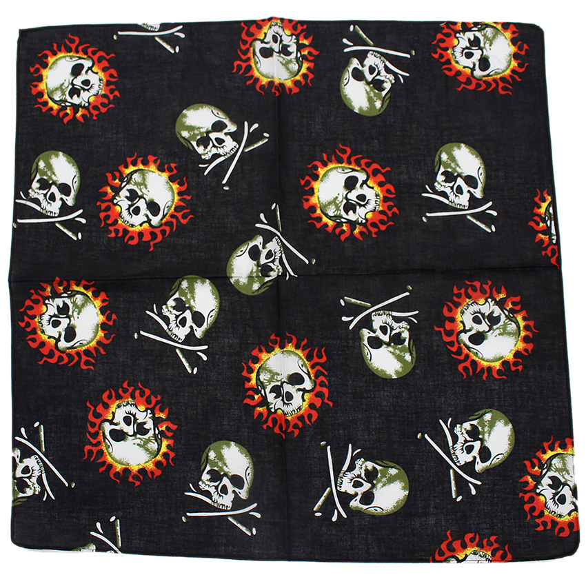 Skull Bandanaผ้าพันคอผ้าฝ้าย10 - Cycling Zones บทวิจารณ์และราคา