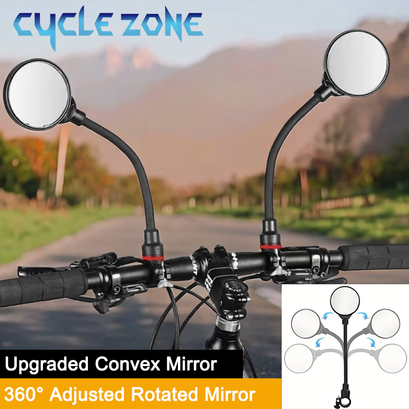 กระจกจักรยาน กระจกมองหลังแฮนด์ - Cycling Zones บทวิจารณ์และราคา